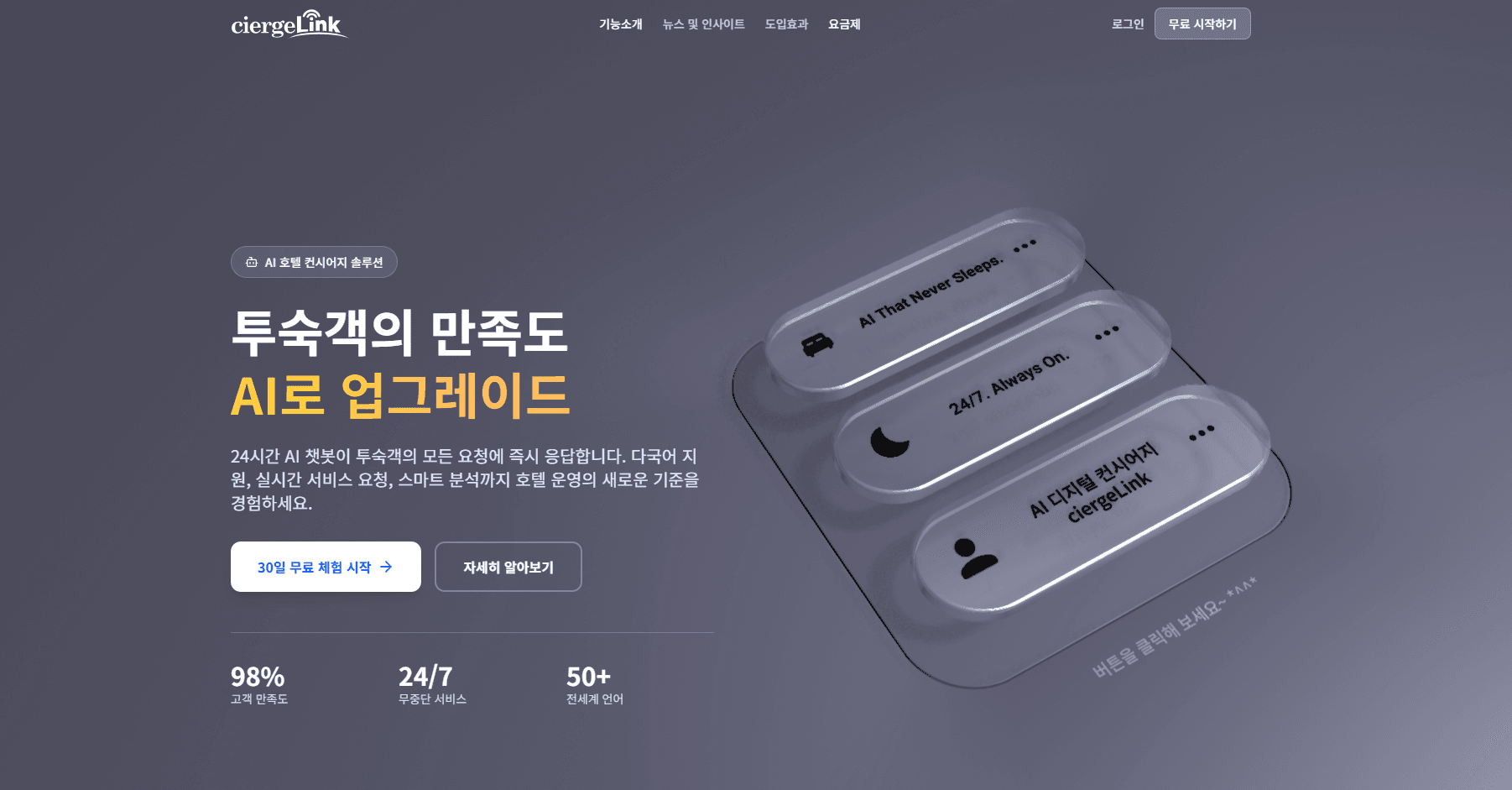호텔 운영의 패러다임을 바꾸는 'ciergeLink'